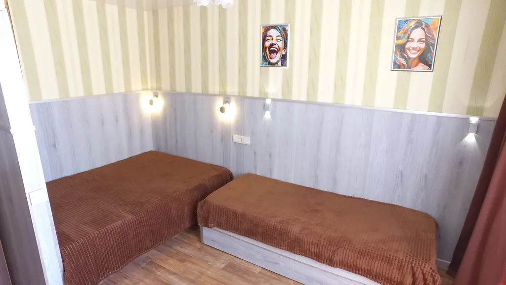 2-спальная и 1-спальная кровати Смарт-ТВ Центр Мгновенное заселение