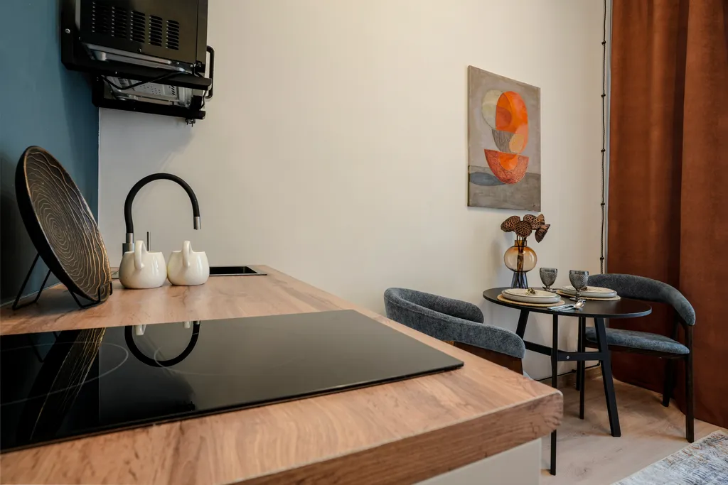 Уютная студия для двоих в новом доме 10 мин от метро