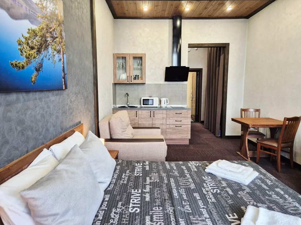 Захватывающий вид, панорамные окна и высокие потолки