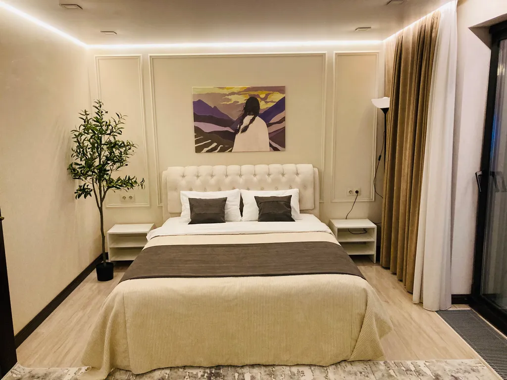 Апартаменты на уровне облаков с панорамным видом на город