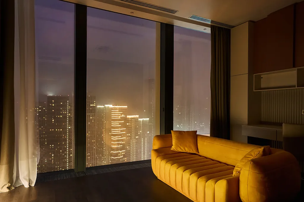 Квартира Квартира Апартамент Sunset — потрясающий вид, роскошь и комфорт в Москва-Сити — Москва