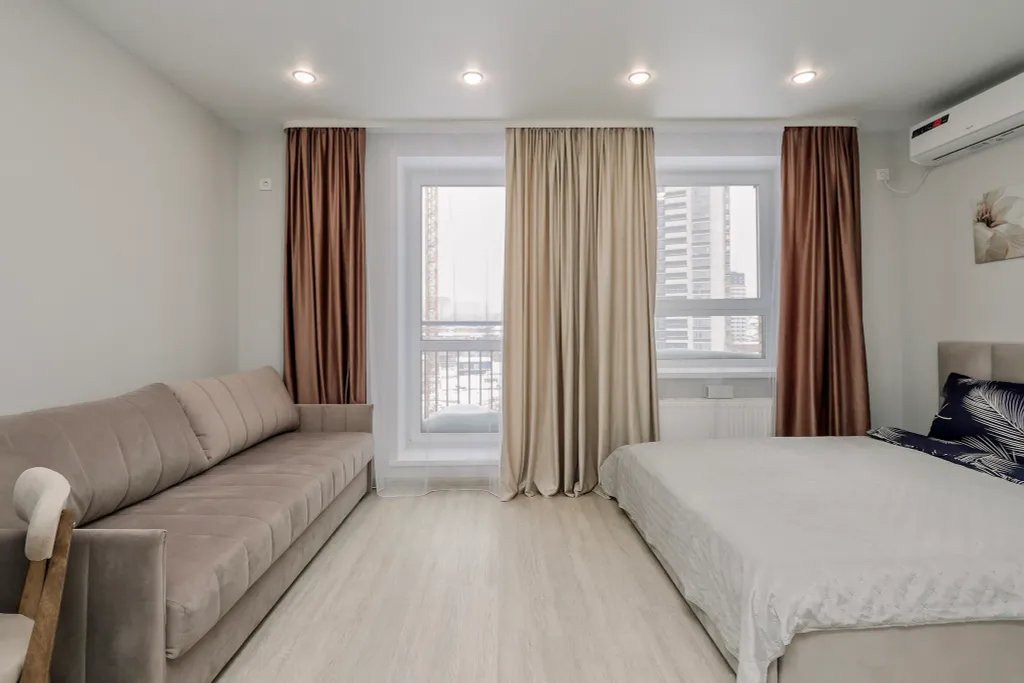 Шикарная студия с новым ремонтом для 4 гостей в Покровском районе