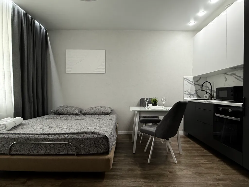 Квартира Квартира Hugge Place | студия у зоопарка с массажной кроватью — Новосибирск