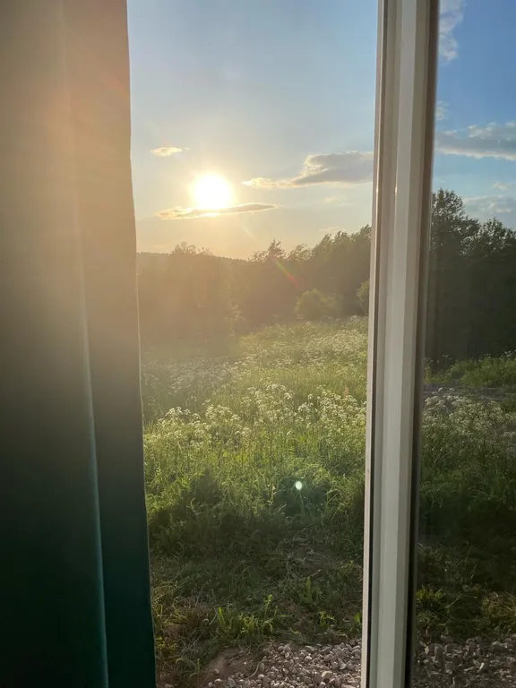 Уютный домик с чаном в тихом местечке