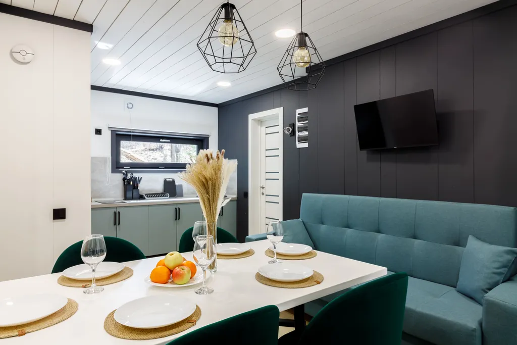 Уютный четырехмодульный дом Горняк с видом на Байкал