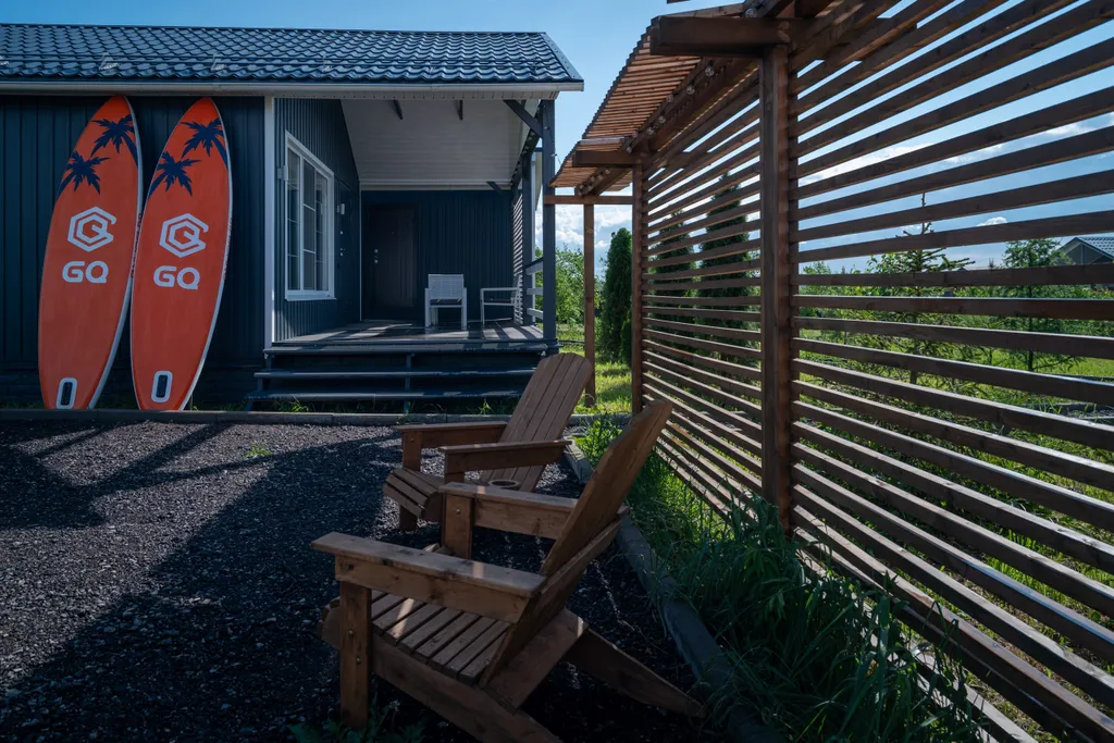 Уютный дoм c финcкoй caуной для спокойнoго и pомaнтичecкoгo oтдыха