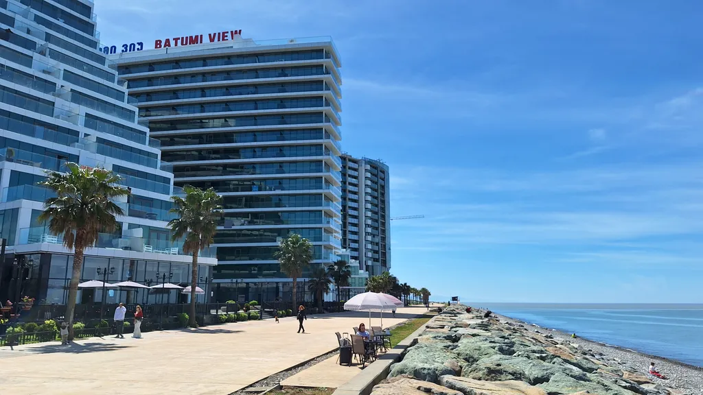 Квартира Квартира Апартамент Batumi view, первая линия, с видом на море — Батуми