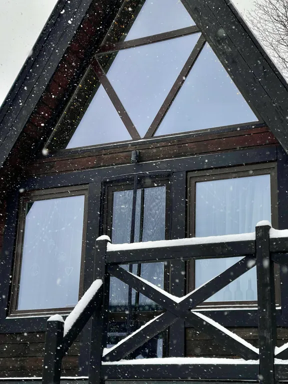 Коттедж Домик в стиле a-frame — Аша