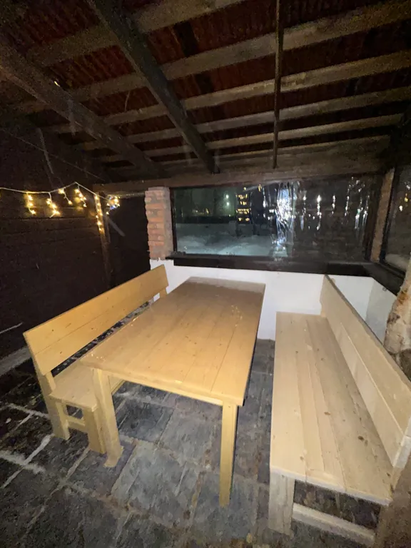 Дом с баней на дровах