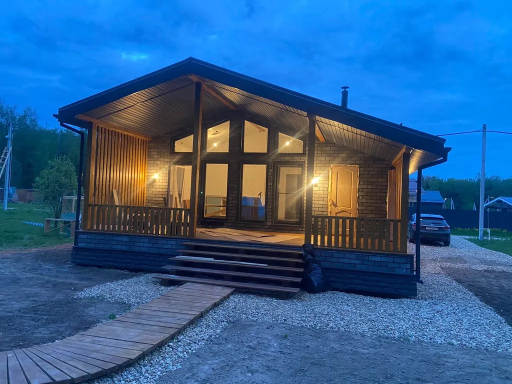 Дом с баней на Рузском водохранилище