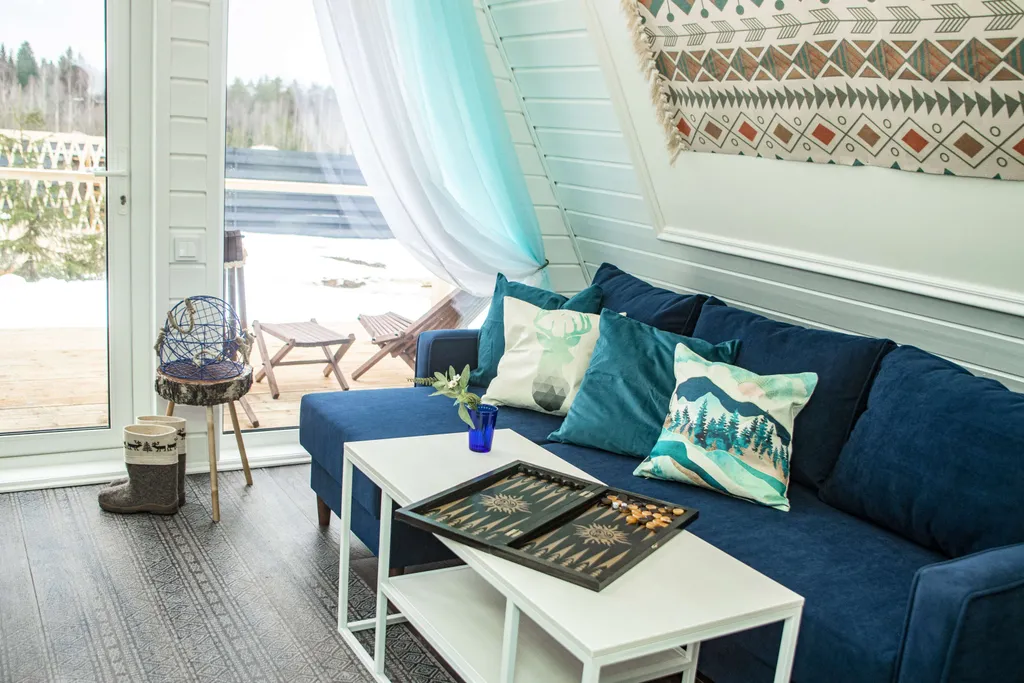 Дизайнерский коттедж Зима