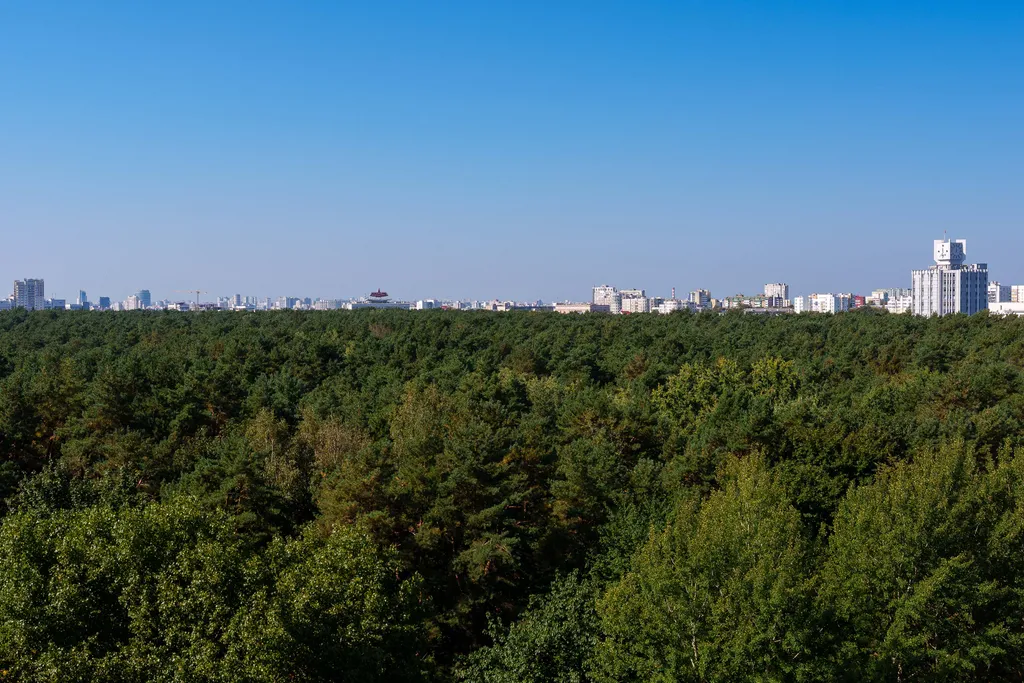 Квартира Квартира Новая студия с шикарным видом на парк — Минск