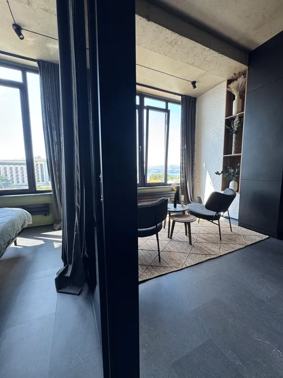 Квартира Большая 1к квартира в стиле эко-лофт, с панорамным видом на море — Геленджик