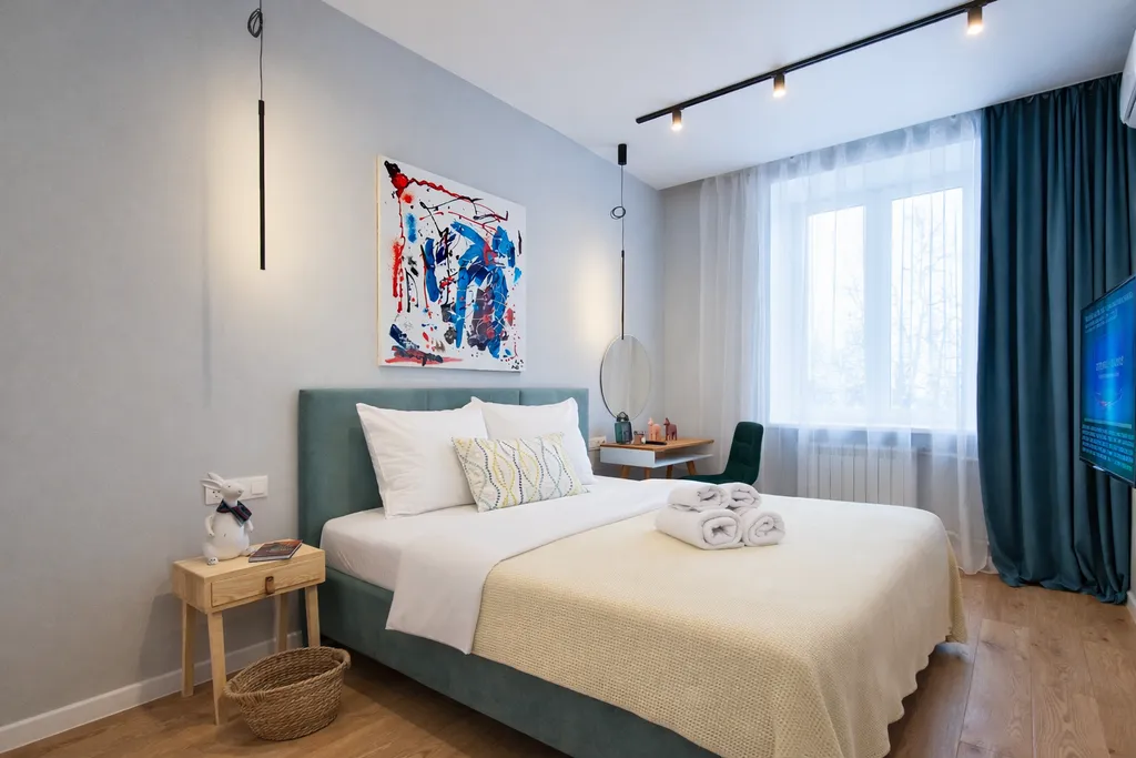 Квартира Квартира GoldenRing-Apartments, двухкомнатный люкс с балконом, центр города — Ярославль