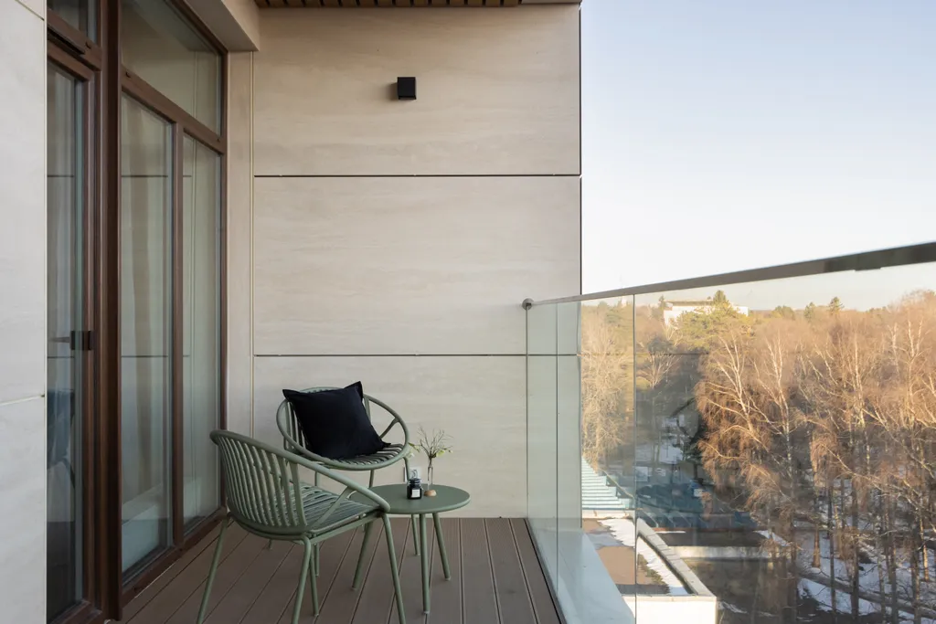 Семейные апартаменты с видом на залив