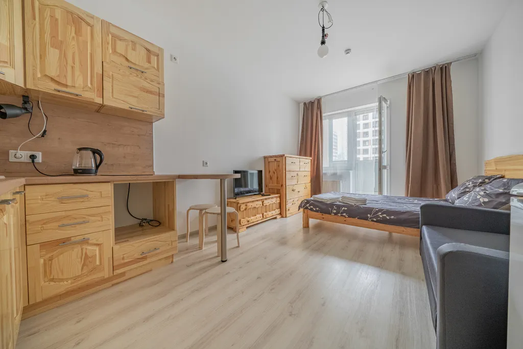 Квартира Квартира Уютная студия с возможностью размещения четверых гостей — Санкт-Петербург