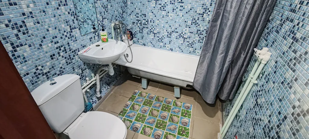 Уютная квартира с 2 отдельными спальными местами есть балкон