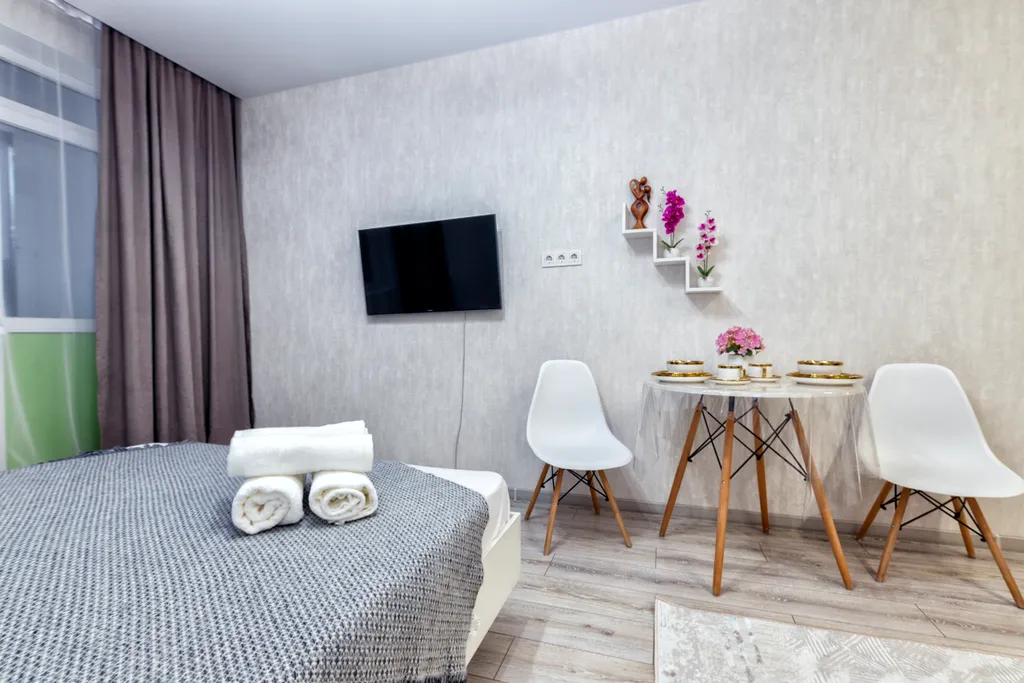 Светлая и современная 1-комнатная квартира