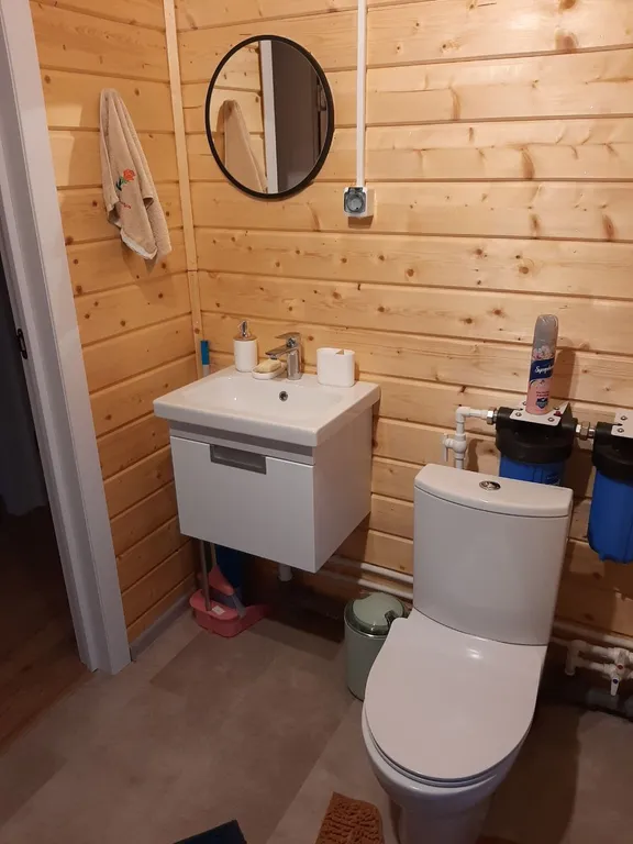 Дом в  соснах.