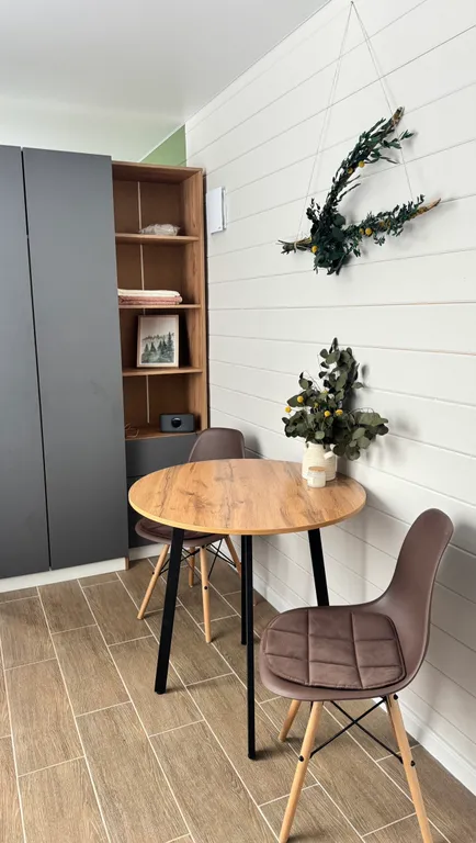 Уютный домик с баней на дровах и чаном