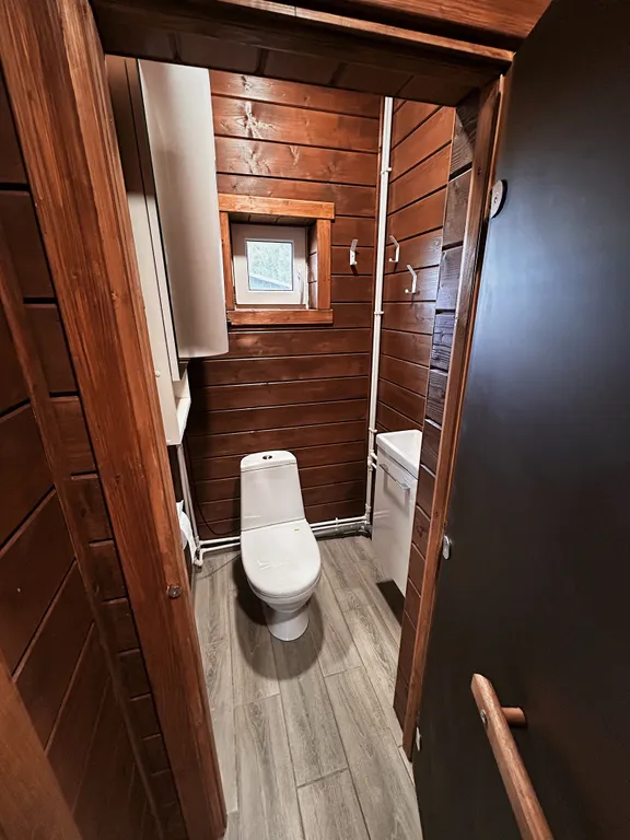 Уютный домик-баня на берегу речки