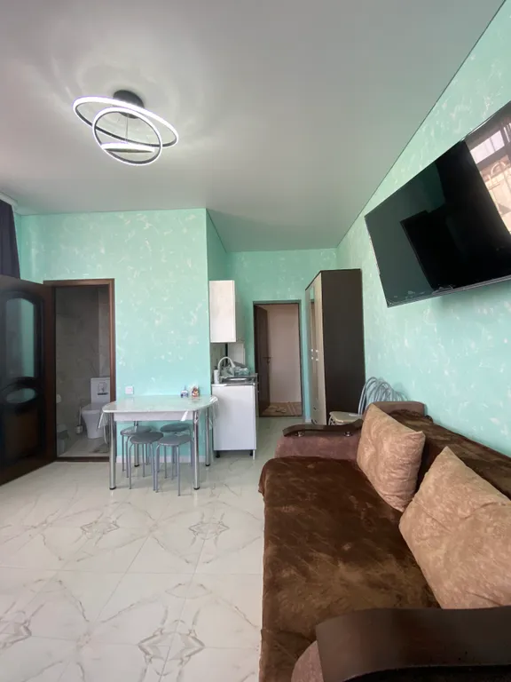 Квартира Апартаменты улучшенный номер Люкс с балконом с видом на море — Анапа