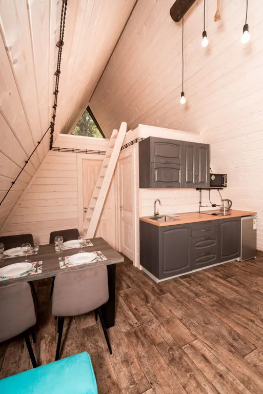 А фрейм 2 c видом на лес