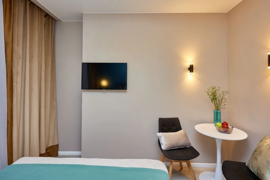 Квартира Квартира Уютная студия Блю — Санкт-Петербург