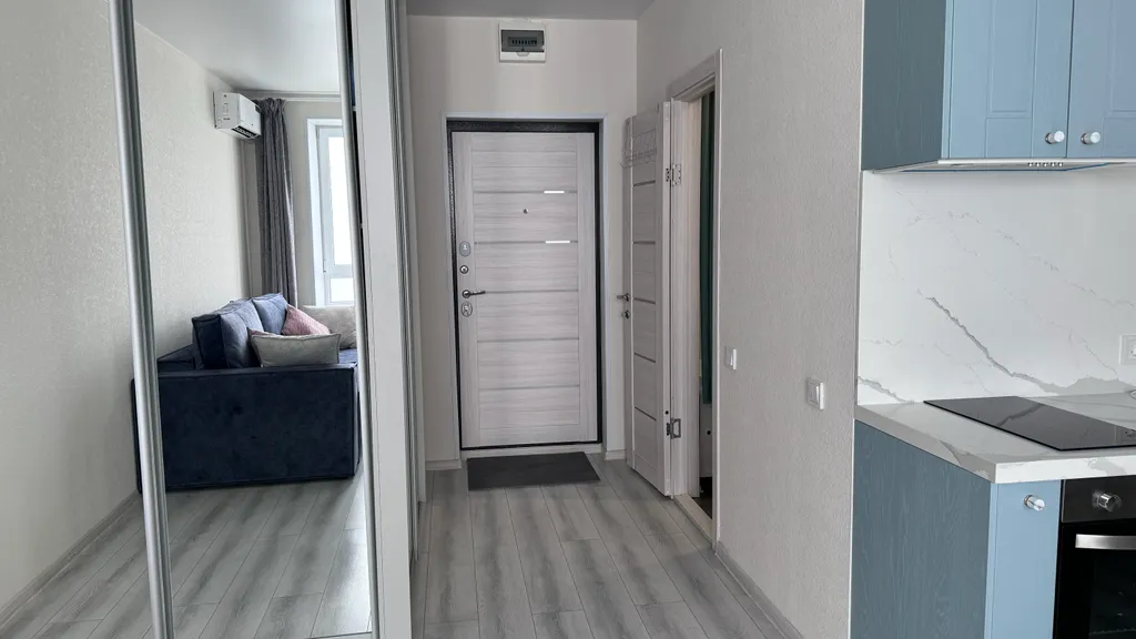 Квартира-студия в ЖК Фрегат с красивым видом на город