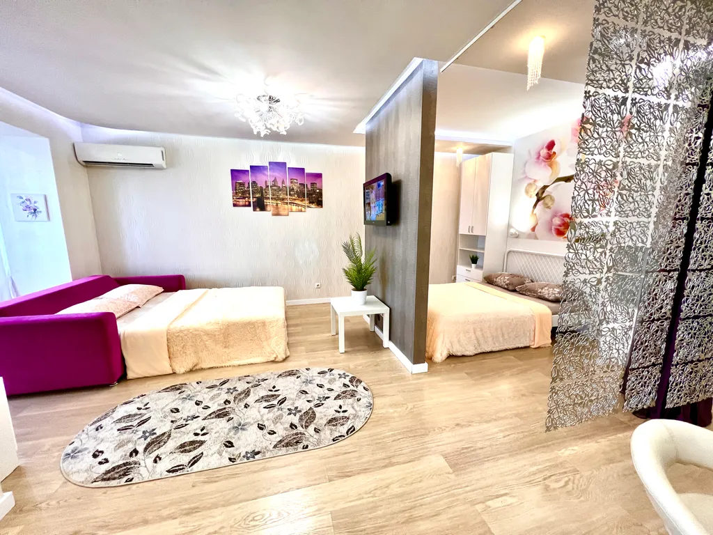 Квартира Квартира Стильная шикарная студия рядом с МТЛ-ареной — Самара