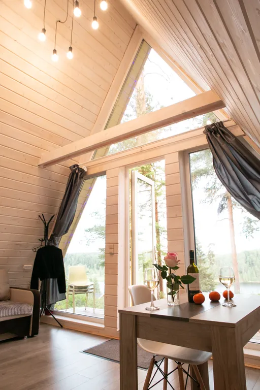 А-фрейм дом на горе