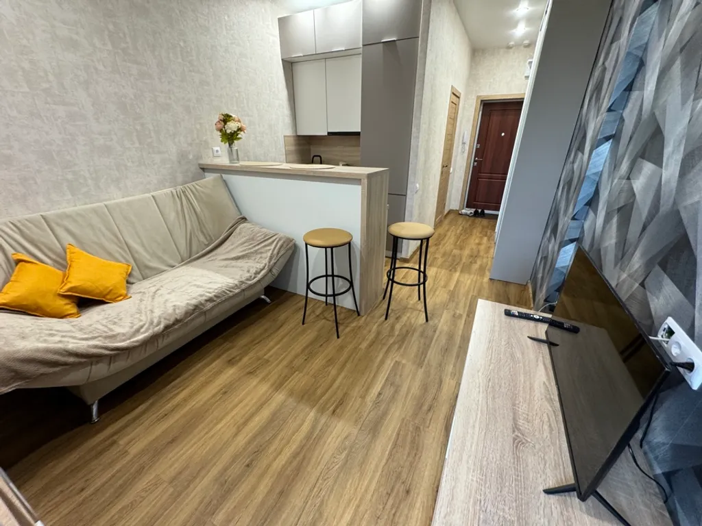 Студия в новом доме рядом с аэропортом