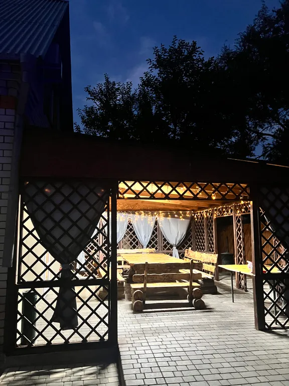 Дом отдыха с теплым бассейном и баней