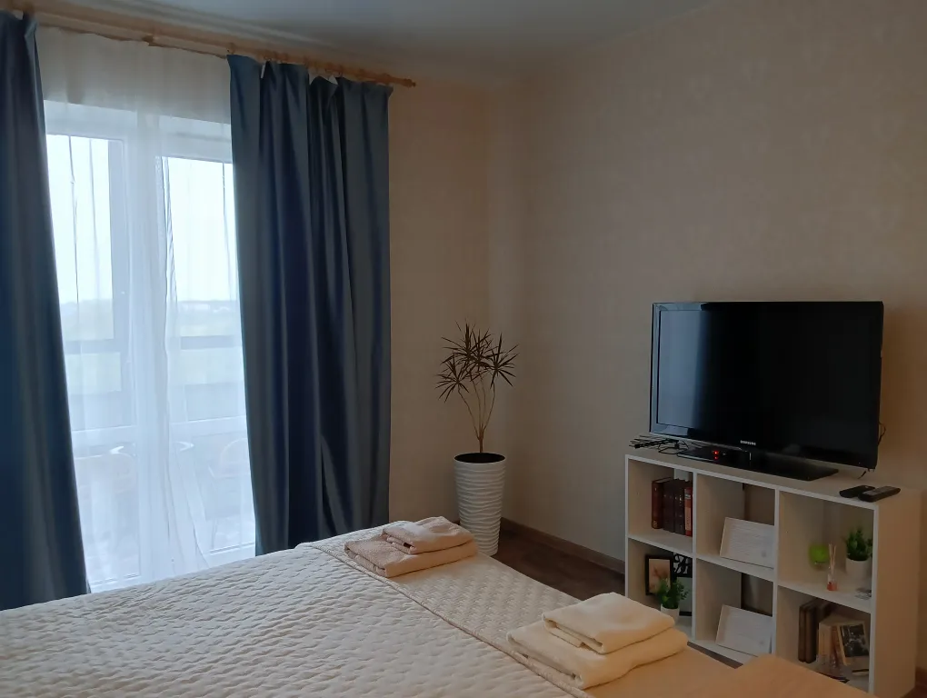 Уютная студия в ЖК Алые паруса с панорамным видом на реку Волхов