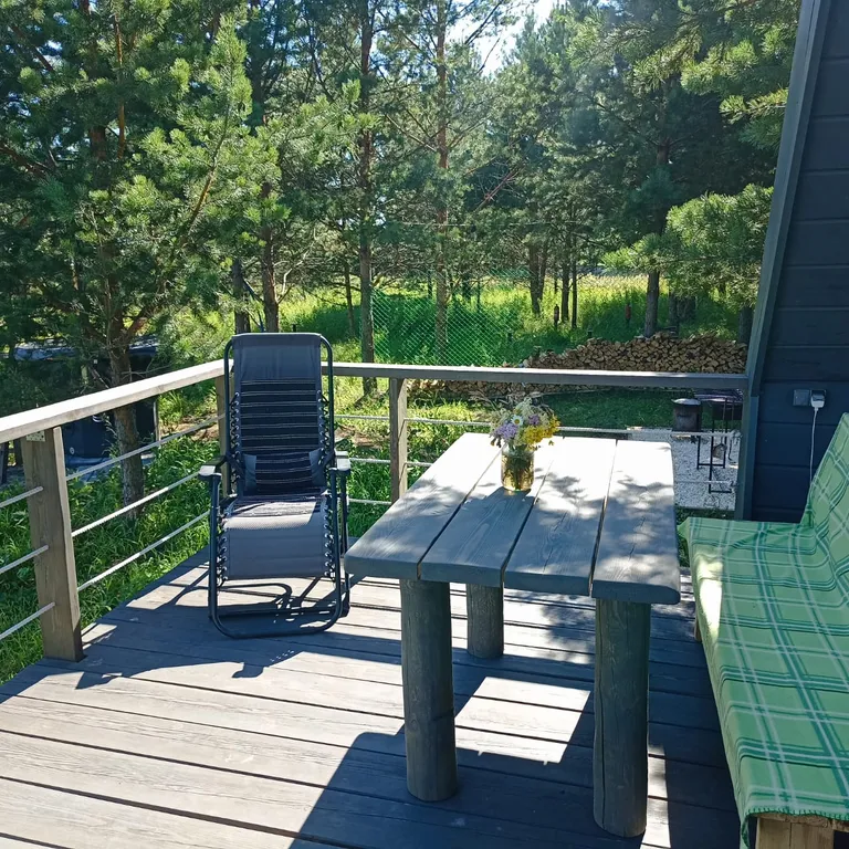 Новый домик с чаном, в тихом красивом месте