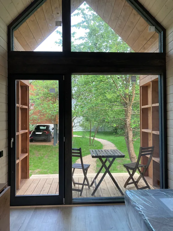 Коттедж Коттедж Новый барнхаус с баней — Манюхино