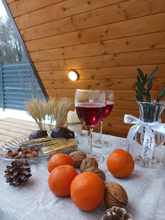 Сканди люкс, дом с камином и видом на лес. LESNOVO