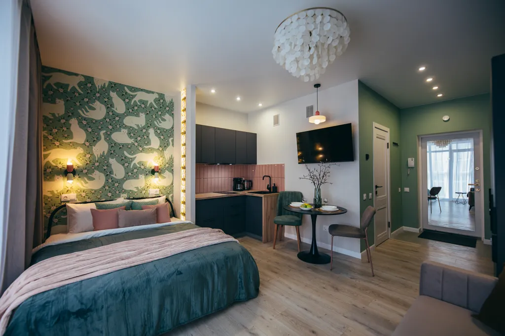 Квартира Каникулы в Кениге дизайнерская студия у Верхнего Озера — аренда посуточно в Калининград