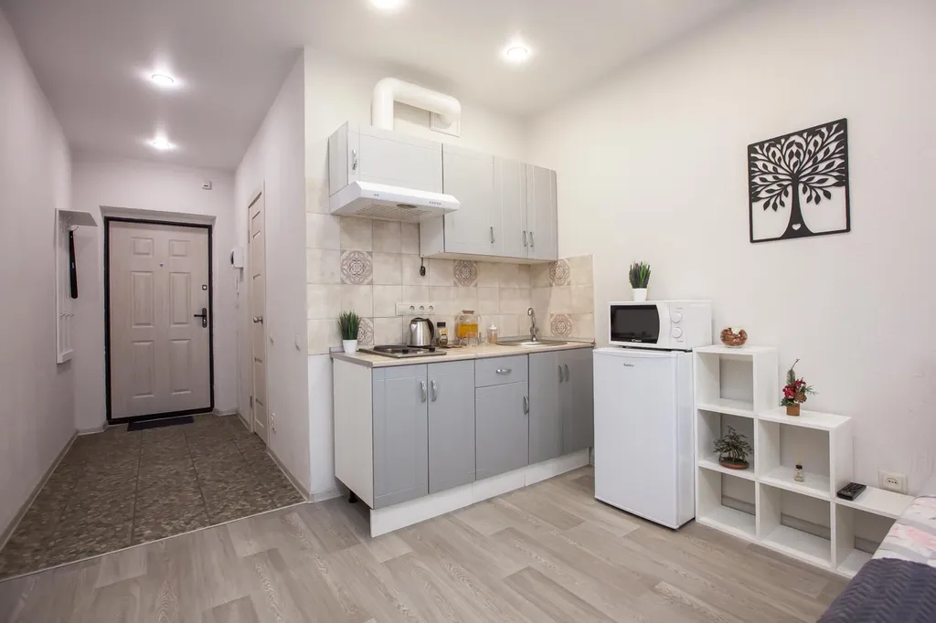 Уютная студия в престижном районе города рядом с лесом