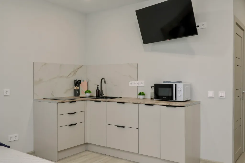 Шикарная студия с новым ремонтом для 4 гостей в Покровском районе