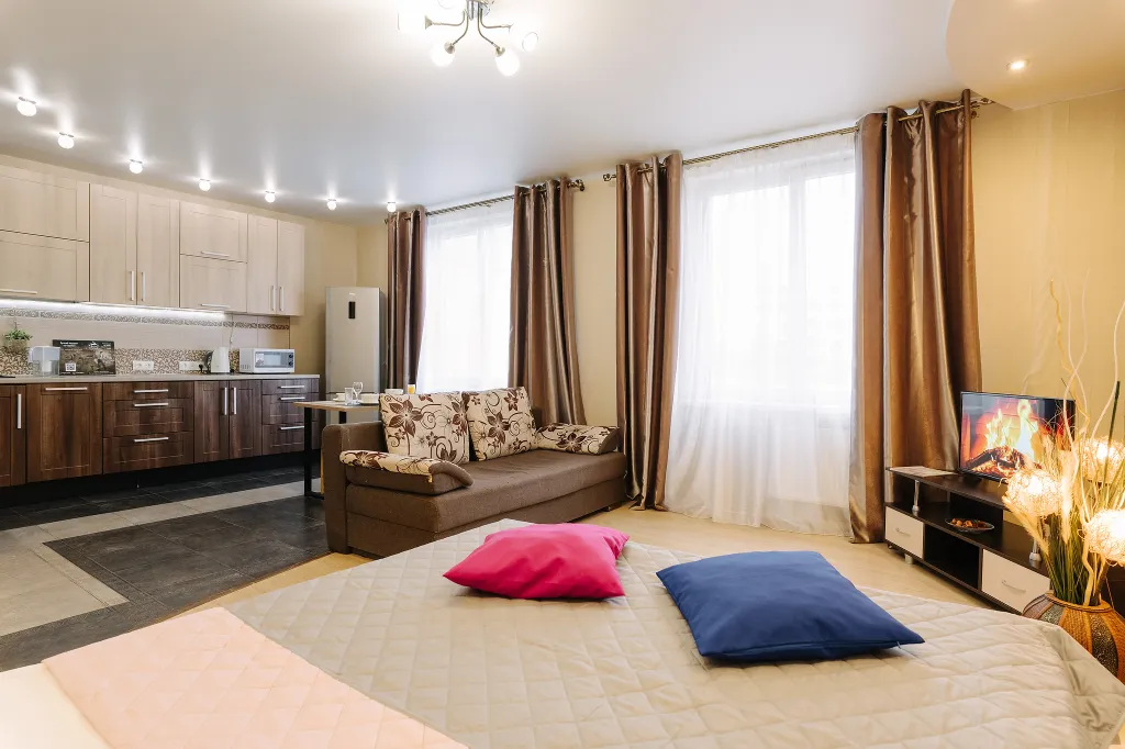 Просторные апартаменты с видом на речку