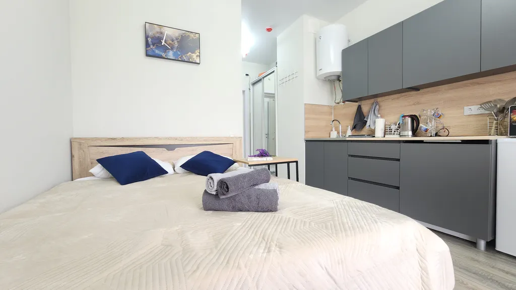 Студия с видом на горы