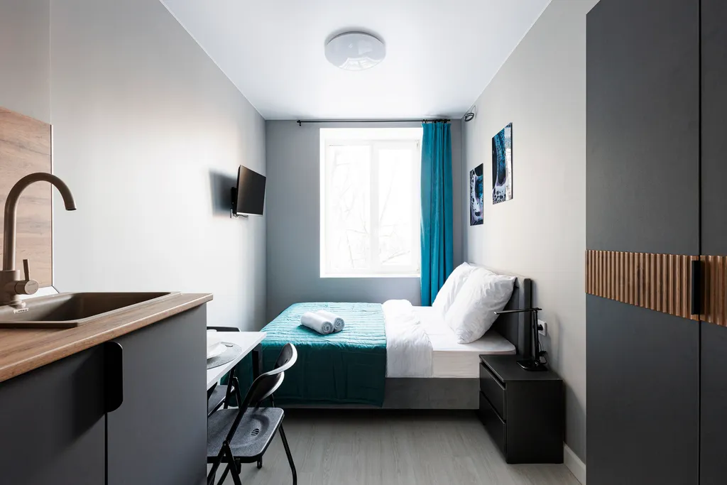 Квартира Квартира Дизайнерская студия на западе города — Москва