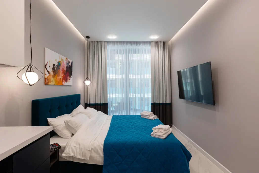 Уютная студия "Морской бриз" с видом на море