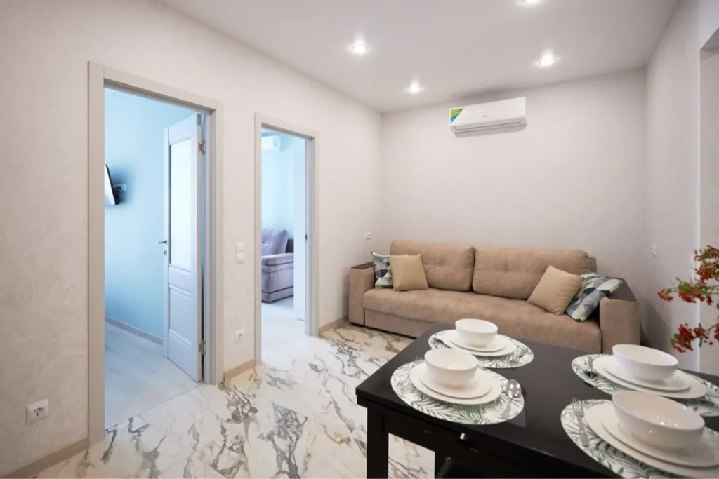 Квартира-люкс , две спальни, в живописном Дагомысе, 15 мин до пляжа!