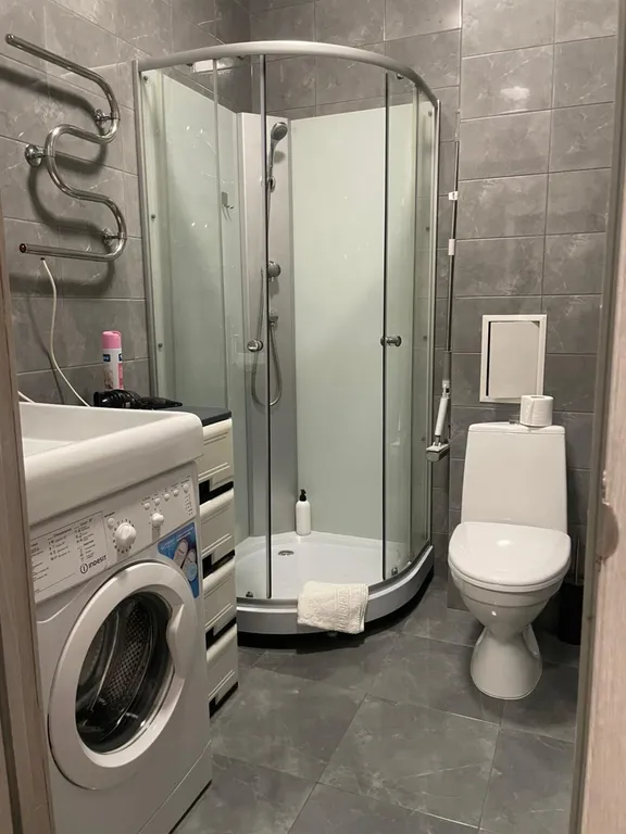 Квартира Квартира Уютная студия для командировочных, пар и пар с детьми — Шушары