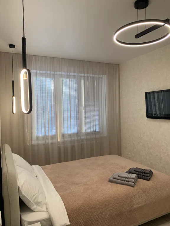 Квартира Квартира Уютная евро двушка в 10 минутах от Верхнего озера Вся мебель и техника — Калининград