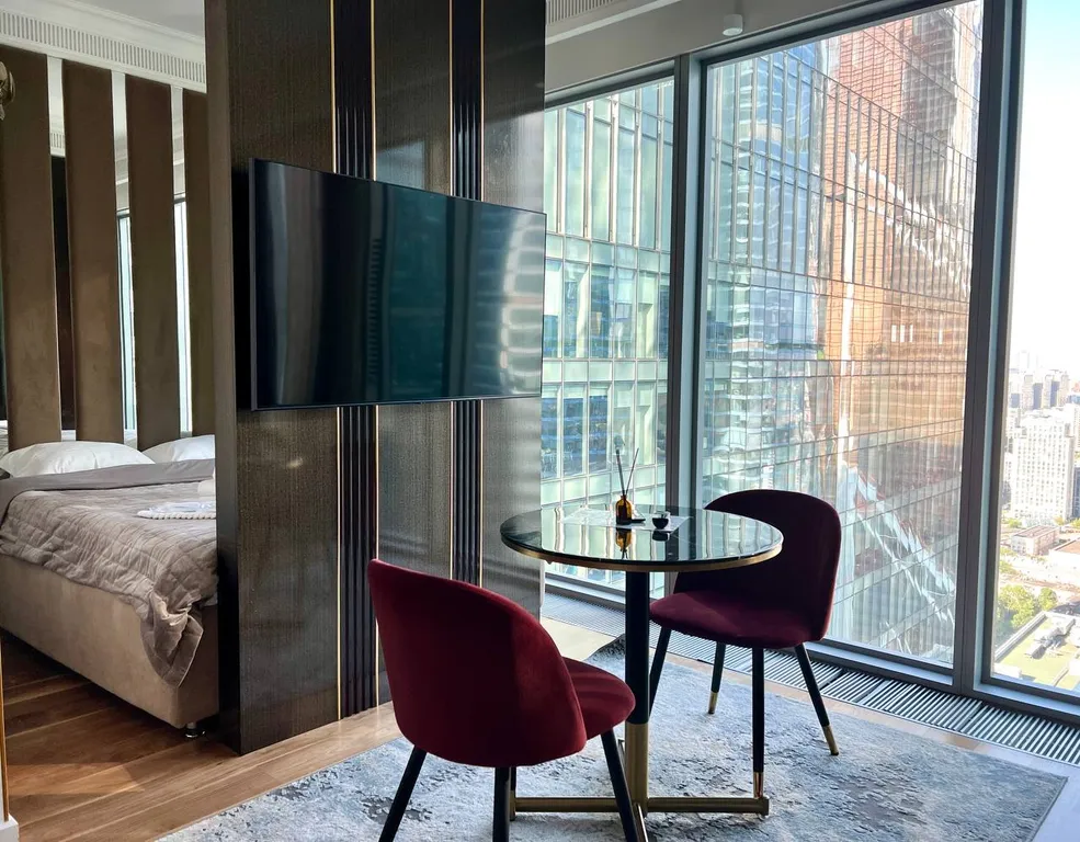 Шикарный city view с панорамными окнами Москва-Сити