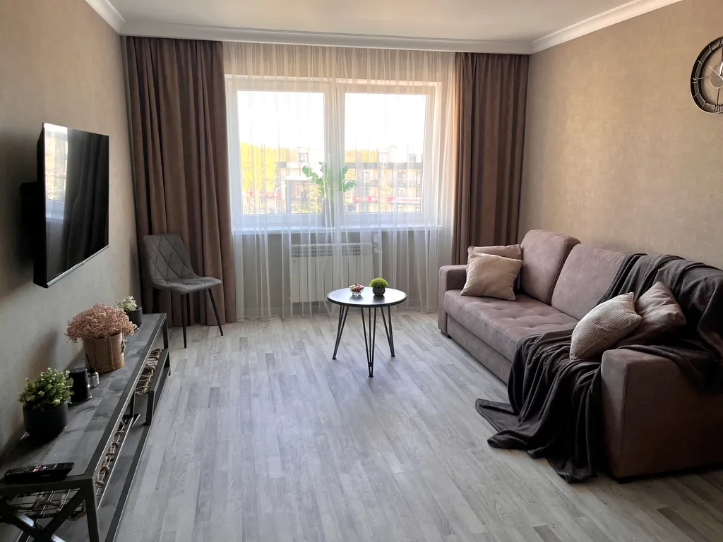 Просторная новая квартира для семейного отдыха в 10 минутах от моря