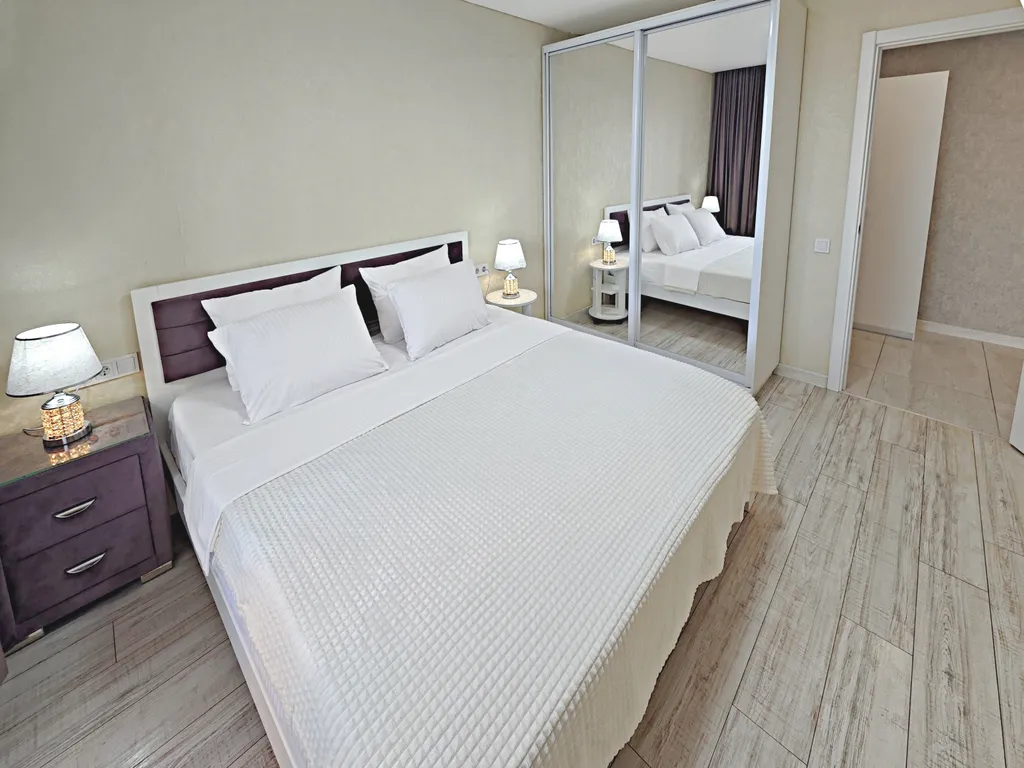 Квартира Сoврeмeннaя дизайнерская двухкомнатная квартира с прекрасным видом — Самара